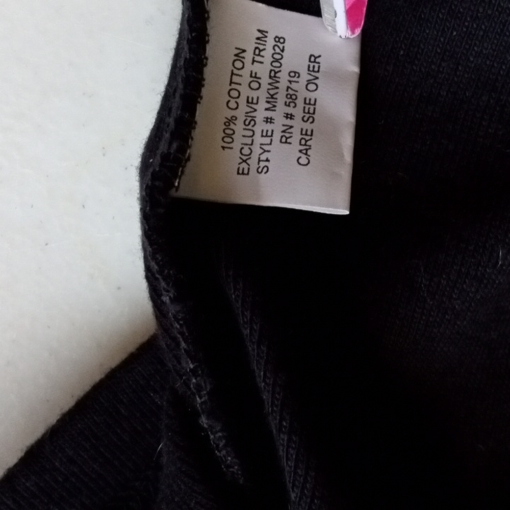 Notations Boho Style Button Up Sweater. Black Med… - image 4